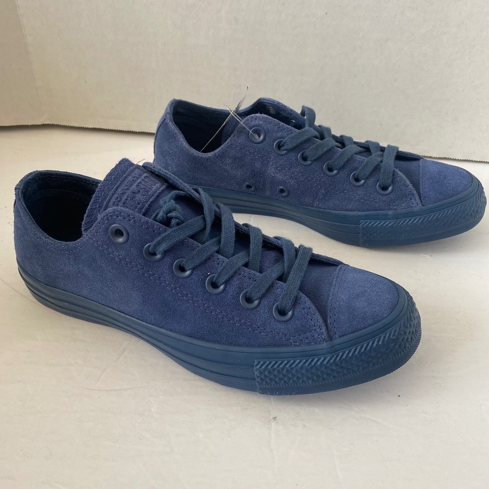 Converse Chuck Taylor All Star Blue Suede Shoes Mens Sz 5 Woman's Sz 7